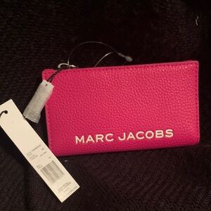 Marc Jacobs Fuchsia Textured Wallet